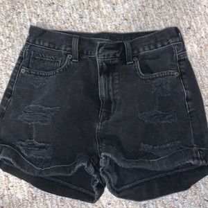 Black American eagle shorts